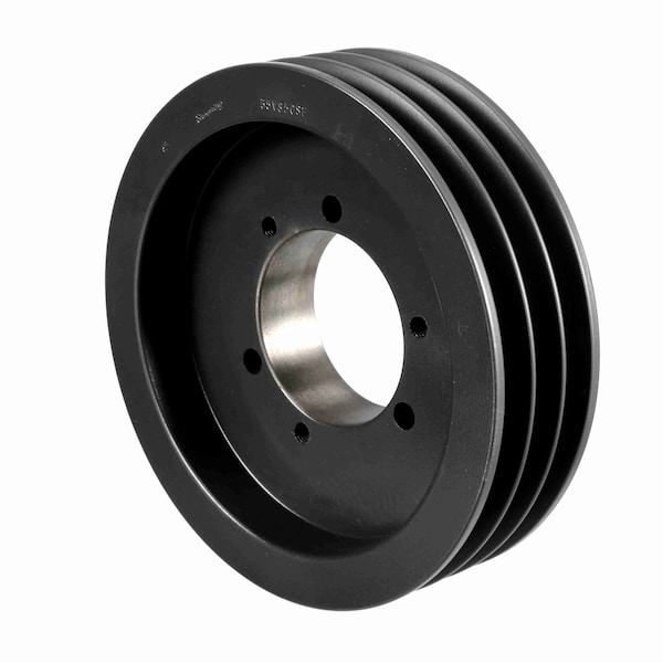 3 Groove Cast Iron Bushed Bore Multiple Sheave, 35V850SF
